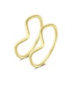 Silver Midi Knuckles Rings NSR-4316-MIDI